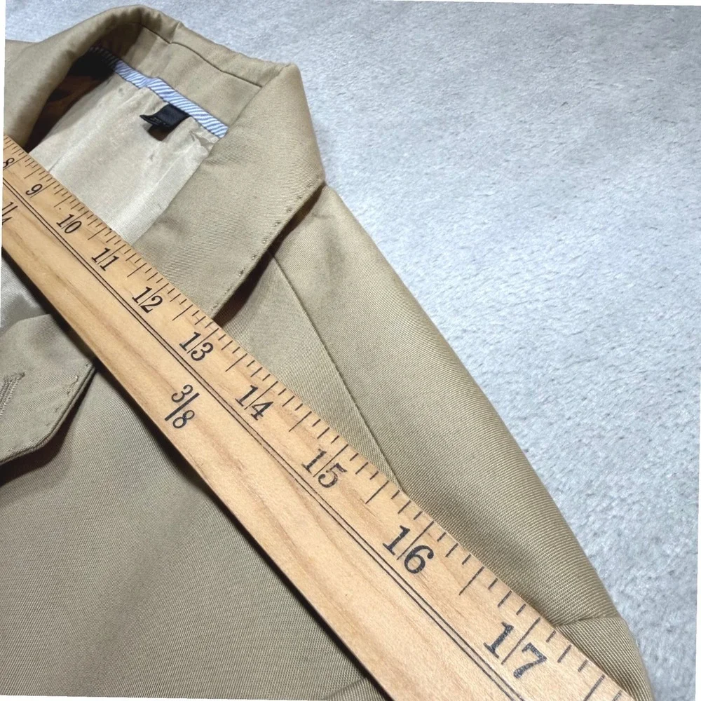 Crewcuts Ludlow Blazer Size 16 Tan Khaki luxury Larusmiani Italian Cotton Jacket